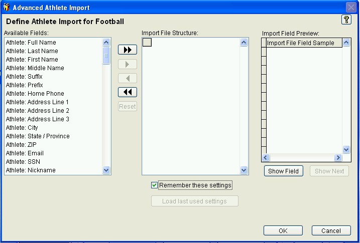 Advanced Import